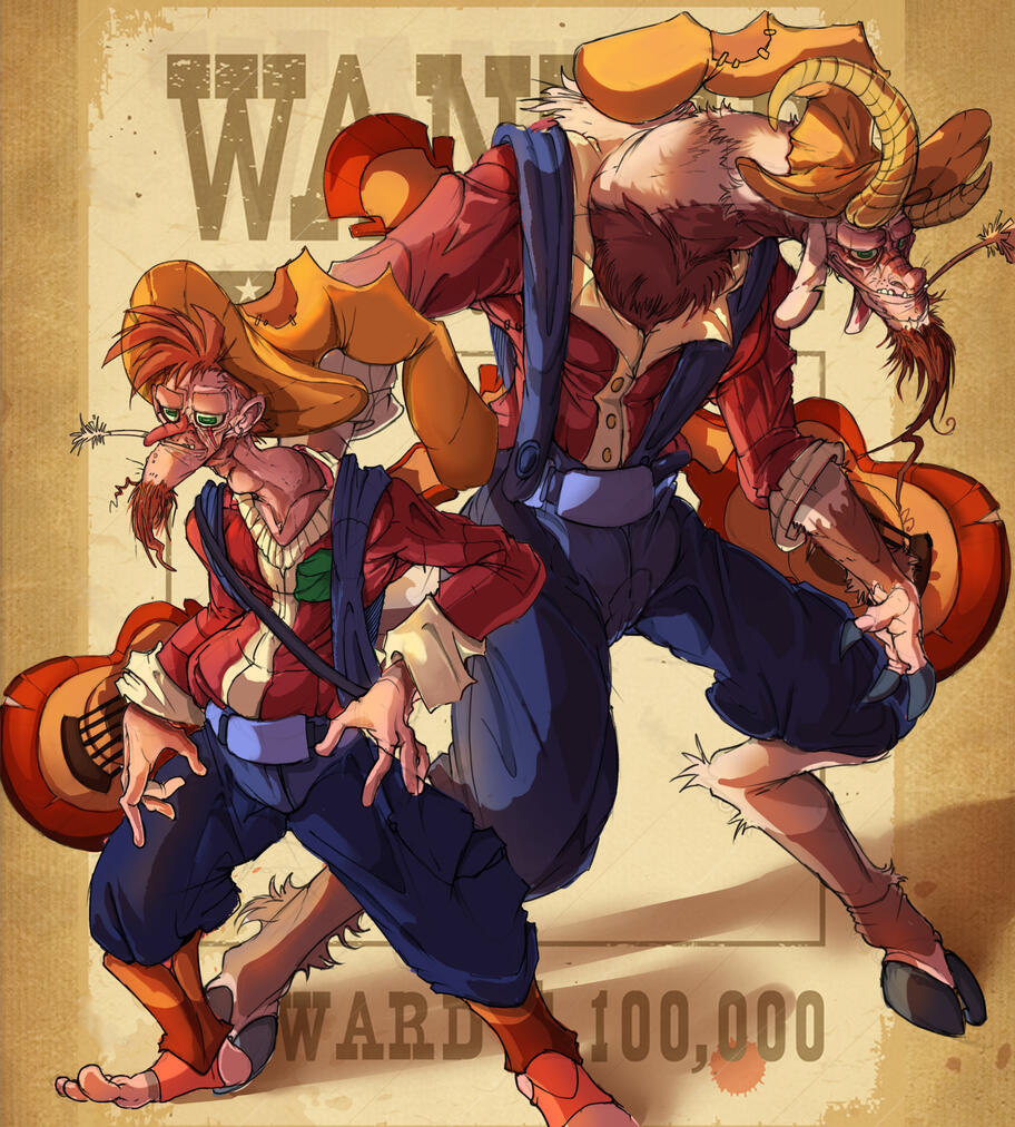 Bloody Roar Fanart: Jebediah the Goat